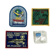 Vtg 1989 BSA National Scout Jamboree Patch Lot Staff Pin Spring Capmoree - £8.56 GBP