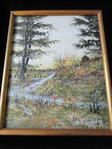 Cabin Ii In The Woods Watercolor On Board By J.L. Egenstafer Lower Right - £356.11 GBP