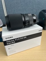 Sigma Art 105mm F/2.8 DG DN Macro Lens for Sony E-Mount - 2 Month Old - Mint - £506.08 GBP