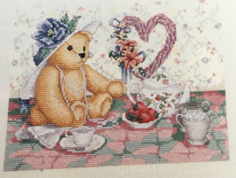 For the Love of Cross Stitch Pattern Magazine Teddy Bear Tea Party March 1992 - £3.15 GBP