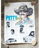 Richard Petty #43 Vintage 1979 Masters Martinsville History 23&quot; X 17&quot; Po... - $203.50 MXN
