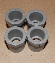 Reducer Slip 3/4&quot; To 1/2&quot; Gray GSR  Coupling PVC USA SCH 80 F439 4ea NSF... - £5.93 GBP