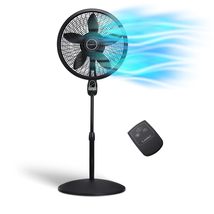 Lasko Oscillating Cyclone Pedestal Fan, Adjustable Height, Timer, Remote Control - $87.96