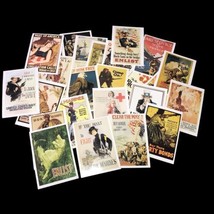 Rare Find Vintage American WWW 1 Poster Postcards - $39.60