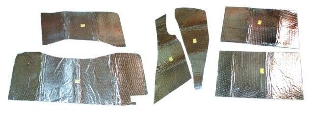 1963-1967 Corvette Heat Barrier Kit Under Carpet Front Only 6 Pieces - $188.05