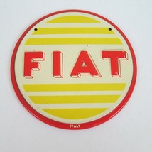 Vintage 1950s Wheaties Cereal Fiat Metal Automobile Car Emblem Badge 3&quot; Round - £10.26 GBP