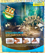 3D Skeleton Dinosaur Stegosaurus Excavation Kit Science Educational New - £11.55 GBP