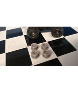 4 Gray Schaper Stomper Hill Hustler 4x4 Truck RIMS (3D Printed) *see des... - $12.95