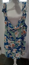 Forever 21 Ladies Floral Romper Size Large Rayon - £11.79 GBP
