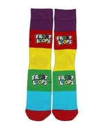 SWAG Bright Colorful Striped Kellogg&#39;s Cereal Fruit Loops Crew Socks Mn&#39;... - $14.99