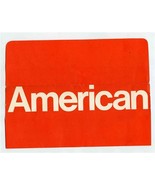 American Airlines Red Jet Express Ticket Jacket  - £14.03 GBP
