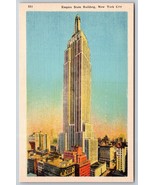 Empire State Building New York City NY UNP Linen Postcard H15 - $53.74 MXN Empire State Building New York City NY UNP Linen Postcard H15 - $53.74 MXN