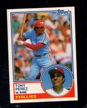 1983 Topps Traded #85 Tony Perez Nmmt Phillies Hof *AZ4295 - £4.23 GBP
