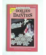 New  Large Print “Doilies and Dainties Crochet” by Workbasket Staff - £5.34 GBP