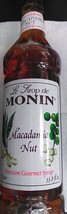 Set of 2 Le Sirup De Monin Macademia nut Syrup 33.8 FL Oz. - £29.85 GBP