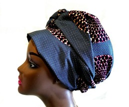 African Fabric Ankara 100% Cotton Print Head Wrap 20&quot; X 71&quot; inch - $15.00