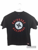 Shinsuke Nakamura T- Shirt Men&#39;s XL Short Sleeve Black Crew Neck Cotton ... - $10.31