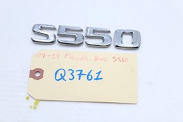 07-13 MERCEDES-BENZ S550 REAR BADGE EMBLEM LETTERING Q3761 - $53.99
