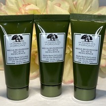 3x Origins Mega Mushroom Relief &amp; Resilience Hydra Burst Gel Lotion = 1.5oz Free - £10.22 GBP