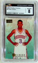 1996-97 Skybox Premium Allen Iverson #85 Basketball Card - CGC NM/MINT 8 - £10.52 GBP