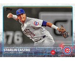 2015 Topps #43 Starlin Castro Chicago Cubs - $0.89