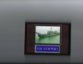 USS NEWPORT COUNTY PLAQUE LST-1179 NAVY US USA MILITARY TANK LANDING SHIP - $3.95