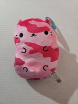CATS VS PICKLES 6” Cat-mouflage #125 CHONK NEW Pink Camo Bean Bag Plush - £11.89 GBP