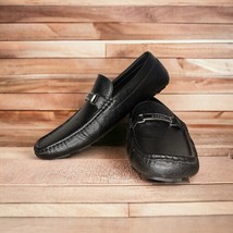 GUESS Men&#39;s GMAalen-R Driving Style Loafer Size 10.5 Designer Slip On Dress Shoe - £31.92 GBP