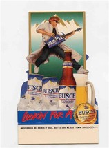 Busch Beer Table Top Sign Lookin For a Busch Guitar Player  - £13.93 GBP