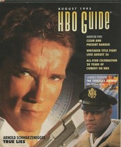 ORIGINAL Vintage Aug 1995 HBO Guide Magazine True Lies Schwarzenegger Timecop - £23.21 GBP