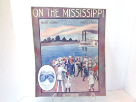 Vtg On The Mississippi Mitchell Girls Photo 1912 Lg Format Sheet Music Starmer - $7.87