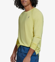 BASS OUTDOOR Mens Path Long Sleeve T Shirt Sulphur Color Size Medium $34... - $17.99