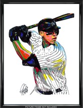 Aaron Judge New York Yankees RF Baseball Sports Poster Print Wall Art 18x24 - £21.55 GBP