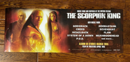 The Scorpion King Pre-Release Double-Sided Promo Movie/Soundtrack Poster 24&quot;x 9&quot; - £13.69 GBP