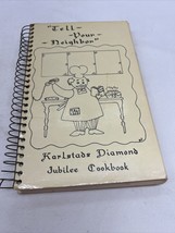 Vintage Cookbook Tell Your Neighbor Karlstad’s  MN Diamond Jubilee  Klub Lefse - £31.85 GBP