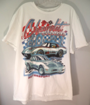 Chemistry Men&#39;s XL Short Sleeve Graphic T-Shirt Tee Classic Chevy Corvet... - $12.82
