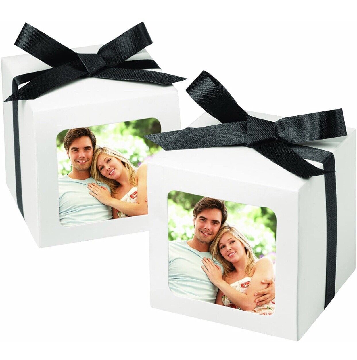 25 Photo Favor Box in White Kit by Wilton for parties weddings Bridal Shower - $8.41