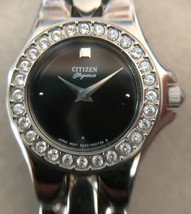 Citizen Elegance Signature Diamond Japan Movt Stainless Metal Chain Wris... - £47.20 GBP