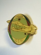 Oregon Lions Club MD-36 1995 Flying Biplane Metal Lapel Pin - £11.38 GBP