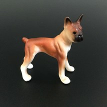 Vintage Hagen Renaker?? Boxer Miniature Porcelain Mini Dog Figurine 1¾&quot; - £15.91 GBP