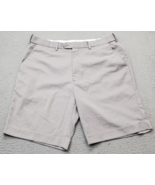 Bocaccio Golf Performance Chino Shorts Mens Size 36 Gray Slash Pocket Fl... - $26.41 CAD