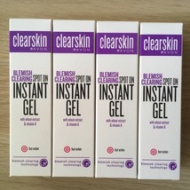 4 x AVON Clearskin Blemish Clearing Spot On Instant Gel 15 ml Instant Spot Treat - £27.89 GBP