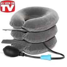 Inflatable Cervical Vertebra Traction Soft Travel Neck Pain Release Neck Posture - £20.27 GBP