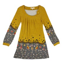 Aryeh Anthropologie Women&#39;s S Retro Mod A-Line Knit Dress Lagenlook Arts... - £19.03 GBP