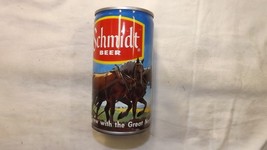 Vintage Schmidt  Plow Team Beer Can Steel  ac - $276.49 MXN