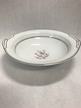 Mid Century Modern NORITAKE Stanton 5407 SERVING BOWL round 10 inch silv... - £20.38 GBP