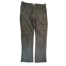 Ridgecut Toughwear Pants Womens 12 Dark Gray Cargo Pocket Ripstop Mid Rise - $19.99