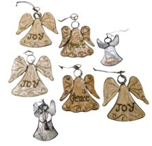 Set Of 7 Handmade Angel Protection/Blessings Ornaments Signed &amp; Dated 2005/2007 - £14.04 GBP