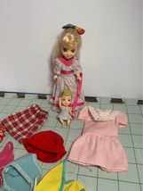 Vintage Hasbro 1985 Megan and HGAE 2004 baby with clothes - £12.65 GBP