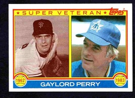 Seattle Mariners Gaylord Perry 1983 Topps #464 ! - £0.39 GBP